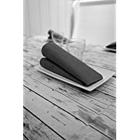 MANTEL PAPEL 100X100 TABLAS NEGRO 500ud
